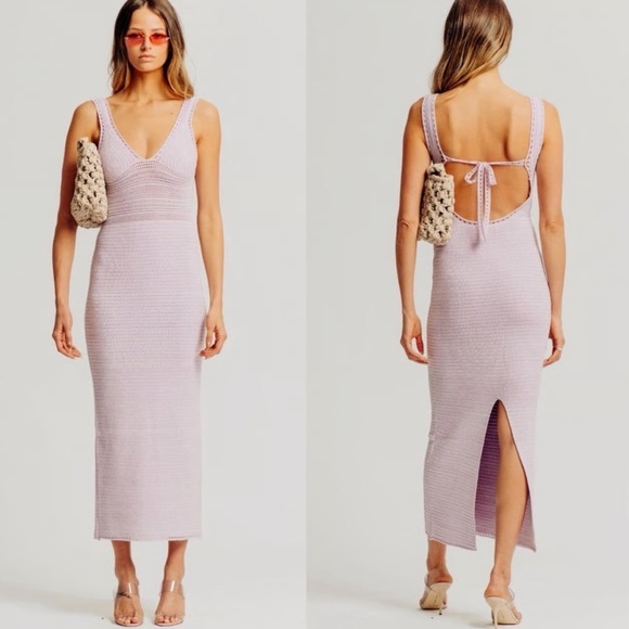 Torn by Ronny Kobo Dresses & Skirts - Torn By Ronny Kobo Madi Lavender Knit Dress NWT